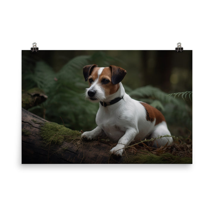 Loyal Jack Russell Terrier photo paper poster - Posterfy.AI
