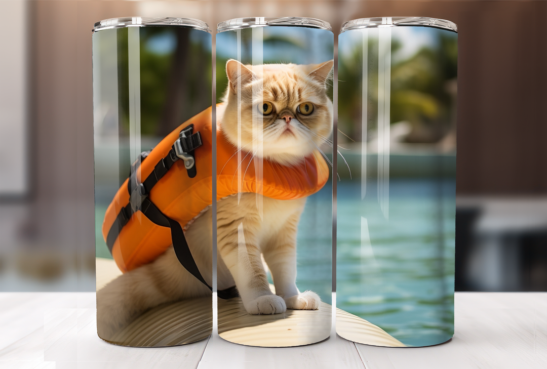 Exotic Shorthair Tumbler - PosterfyAI.com