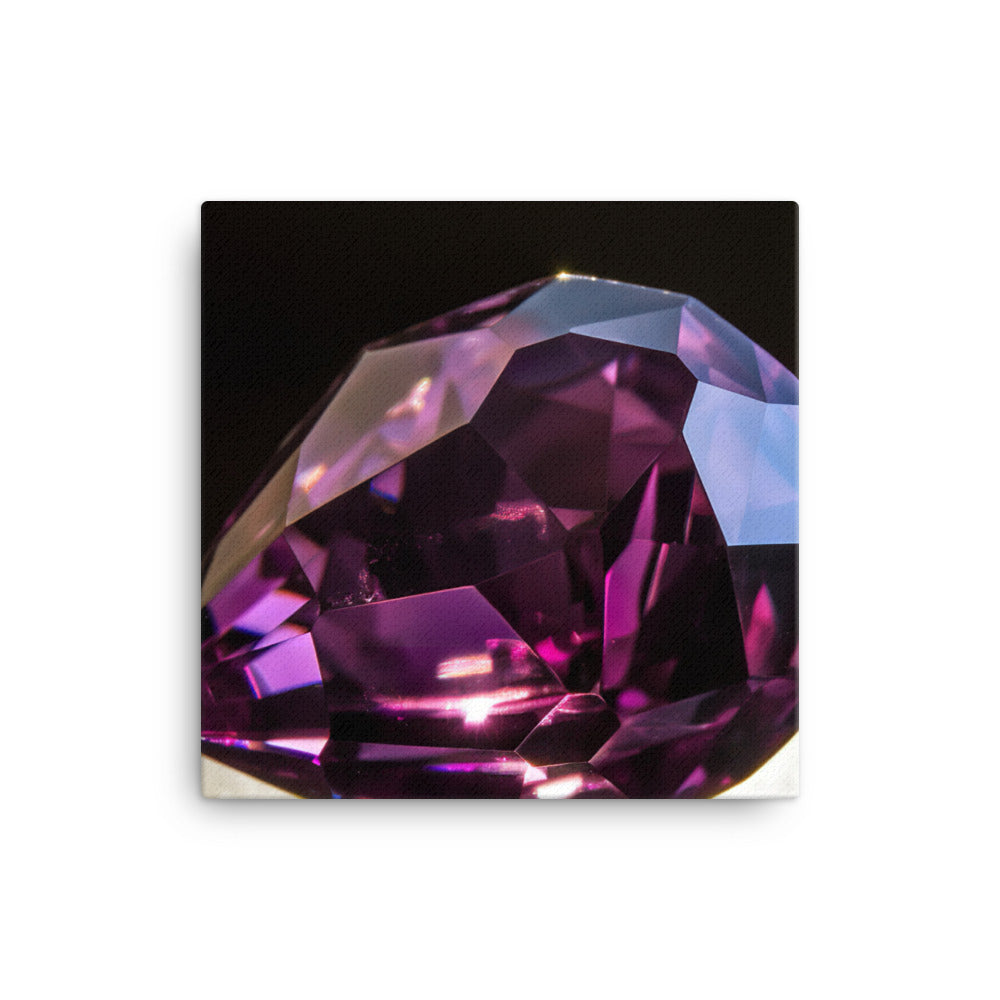 A regal purple diamond canvas - Posterfy.AI