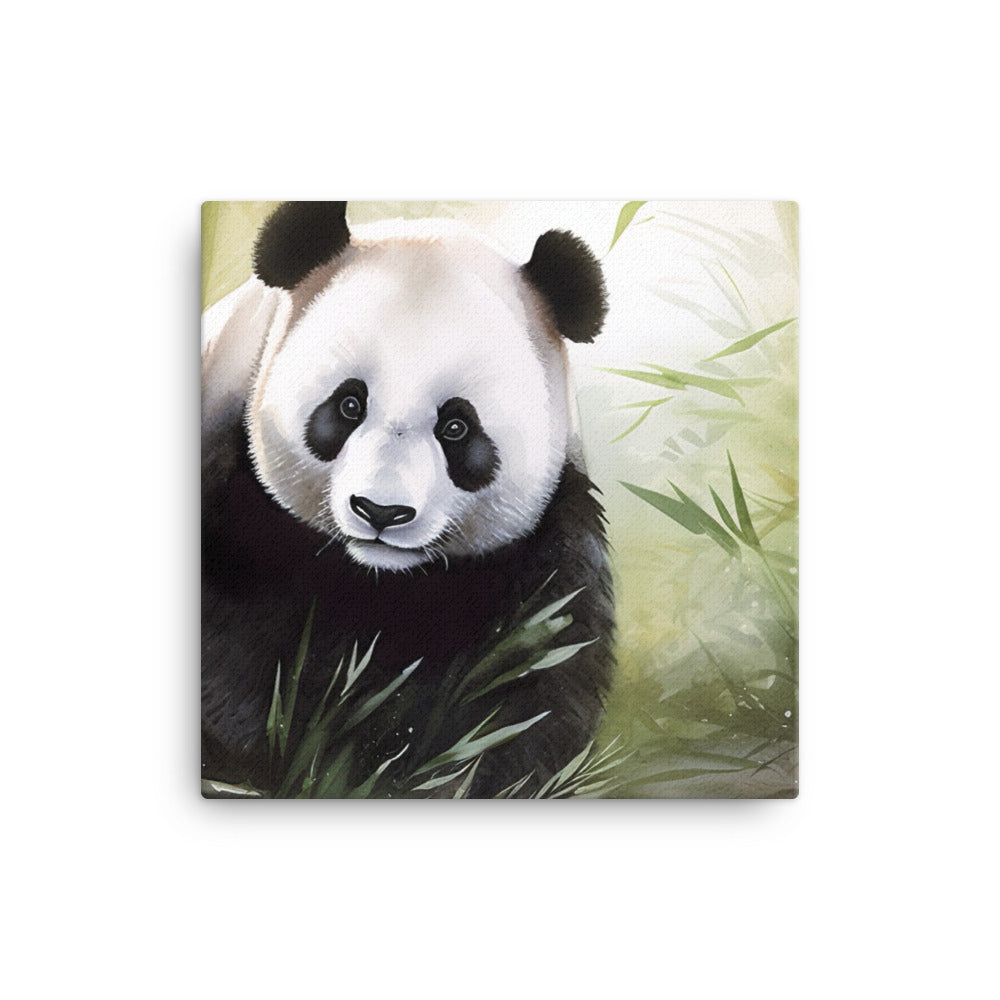 Pandas Peaceful Habitat canvas - Posterfy.AI