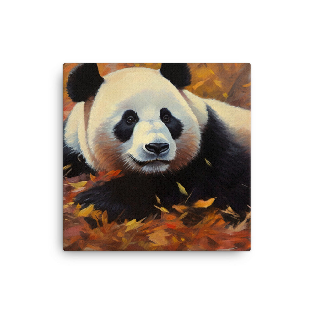 Panda Pondering canvas - Posterfy.AI