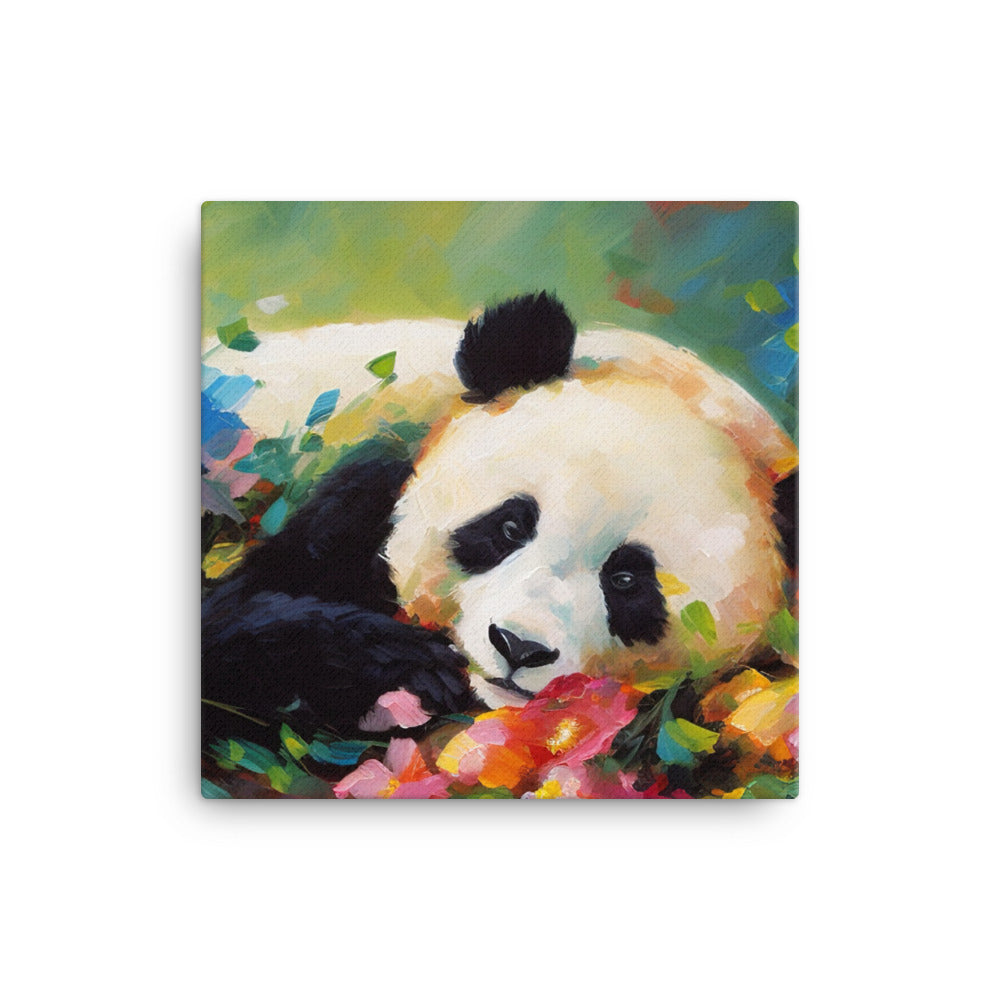Panda Paradise canvas - Posterfy.AI