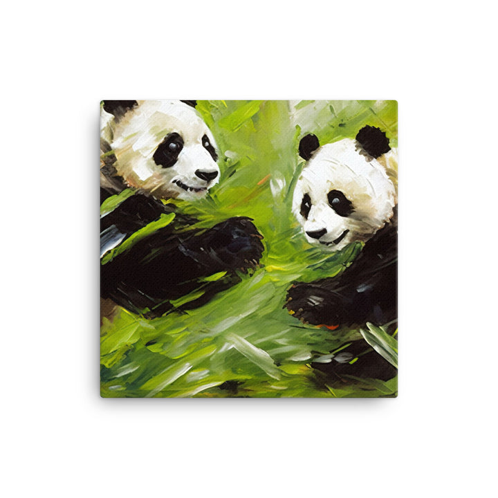 Panda Pals canvas - Posterfy.AI