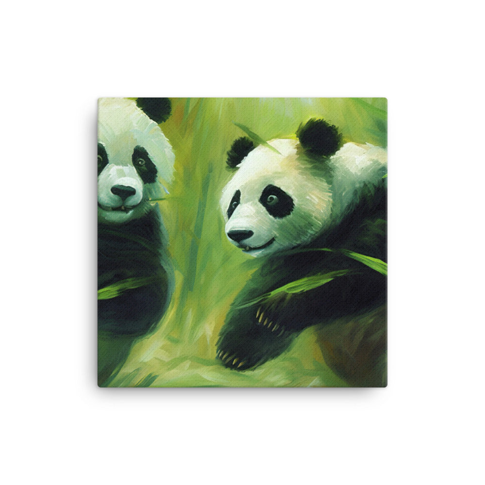 Panda Pals canvas - Posterfy.AI