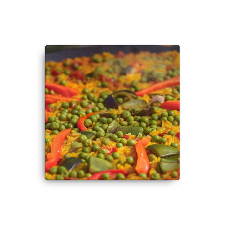 Vegetable Paella canvas - Posterfy.AI