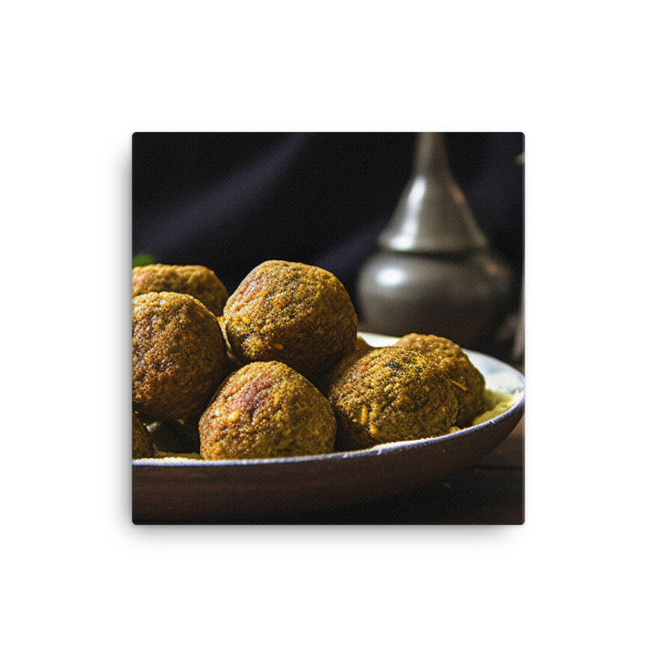 Traditional Falafel Recipe canvas - Posterfy.AI