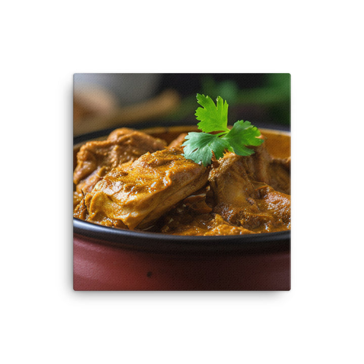 Spicy Chicken Curry canvas - Posterfy.AI