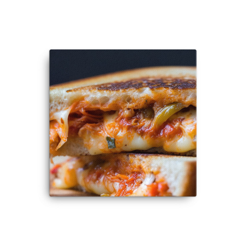 Kimchi Grilled Cheese canvas - Posterfy.AI