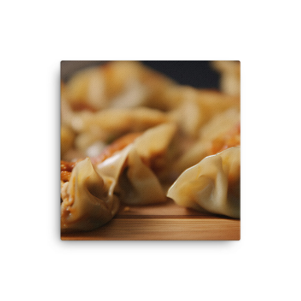 Kimchi Dumplings canvas - Posterfy.AI