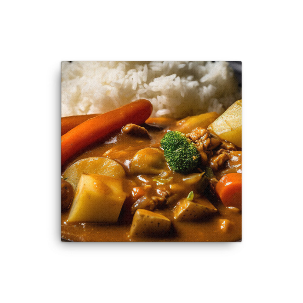 Japanese Curry canvas - Posterfy.AI