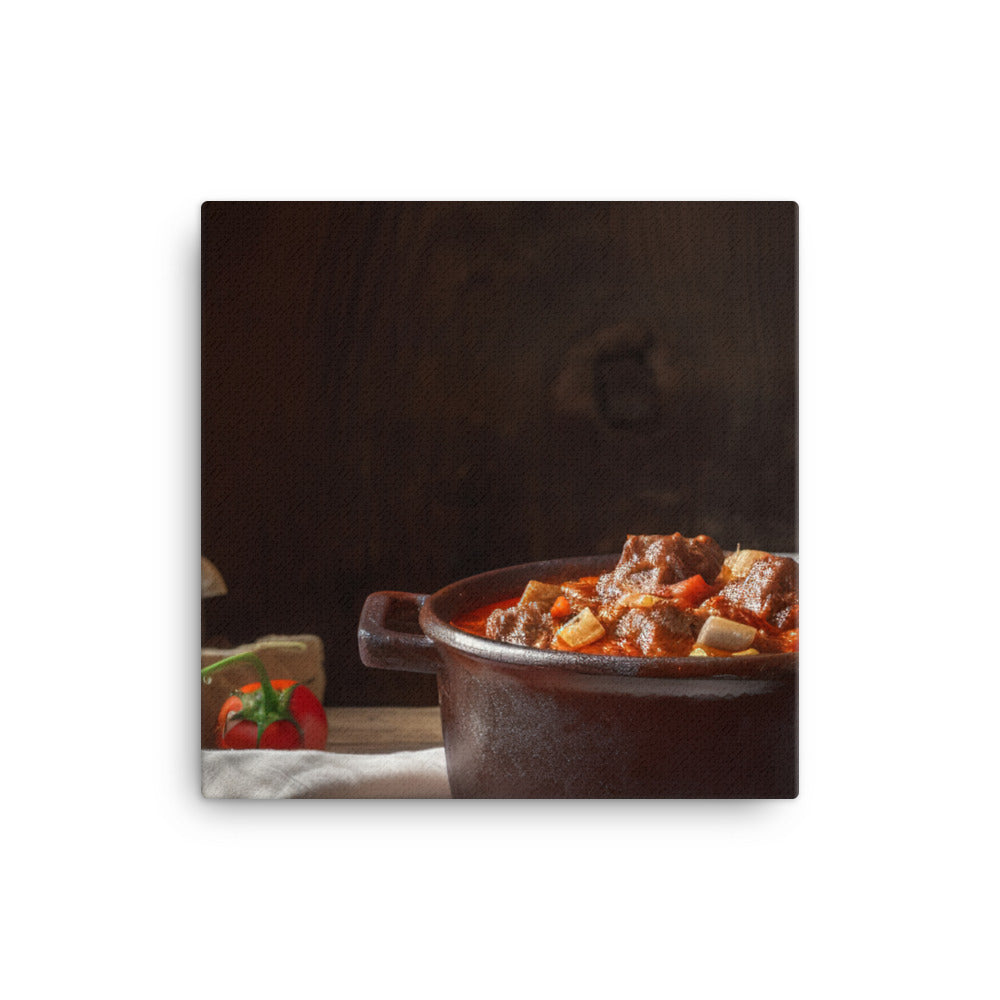Goulash - A fragrant and savory dish canvas - Posterfy.AI