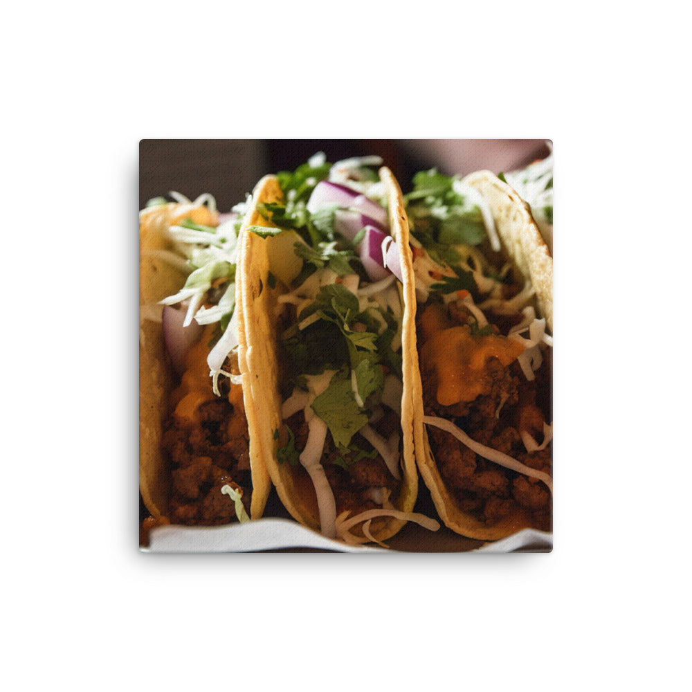 Delicious Tacos canvas - Posterfy.AI