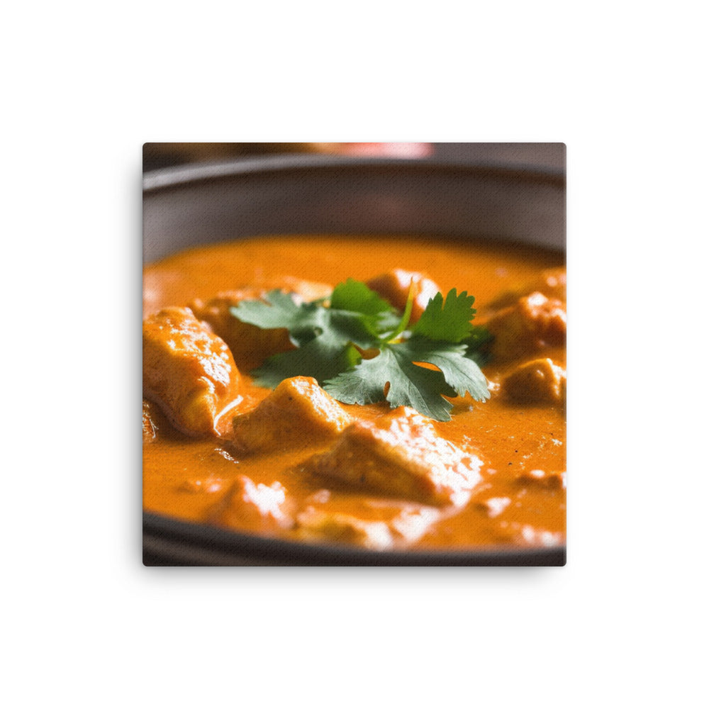 Butter Chicken Curry canvas - Posterfy.AI