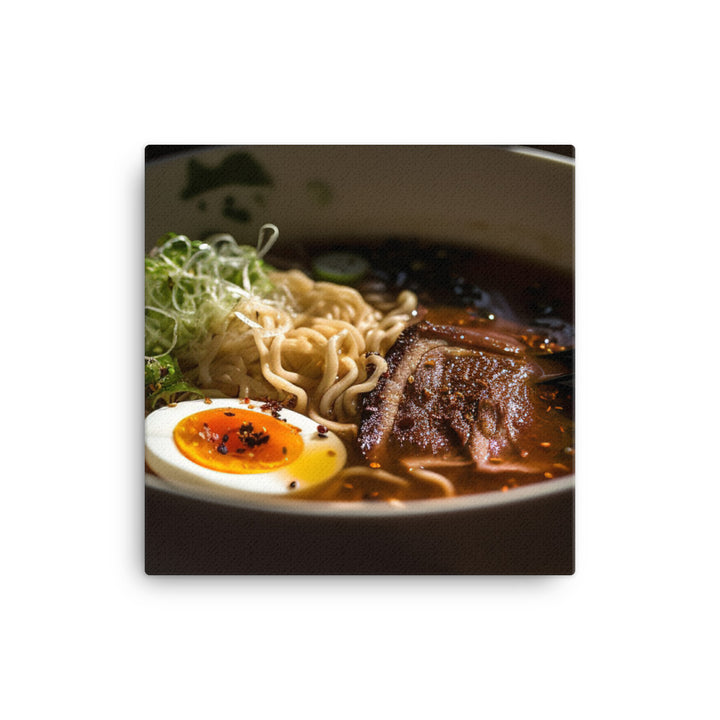 Beef Ramen canvas - Posterfy.AI