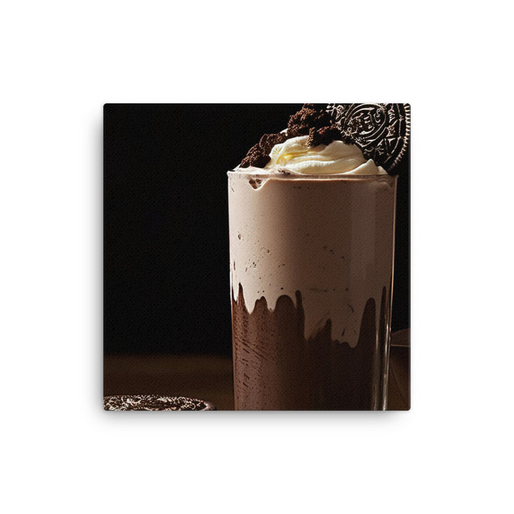 Cookies and cream Milkshake canvas - Posterfy.AI