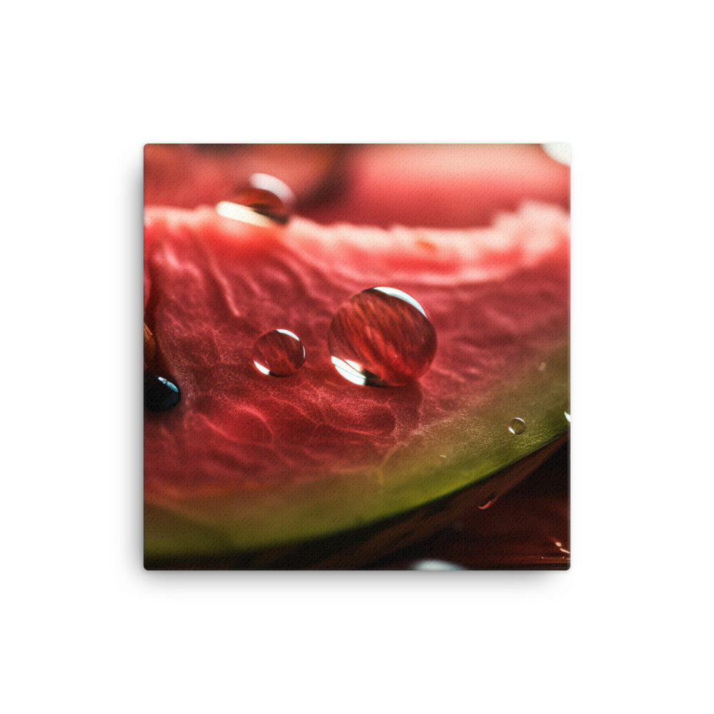 Watermelon slices canvas - Posterfy.AI