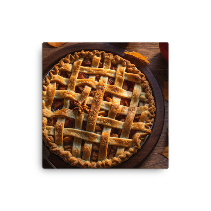 Autumn Apple Pie canvas - Posterfy.AI