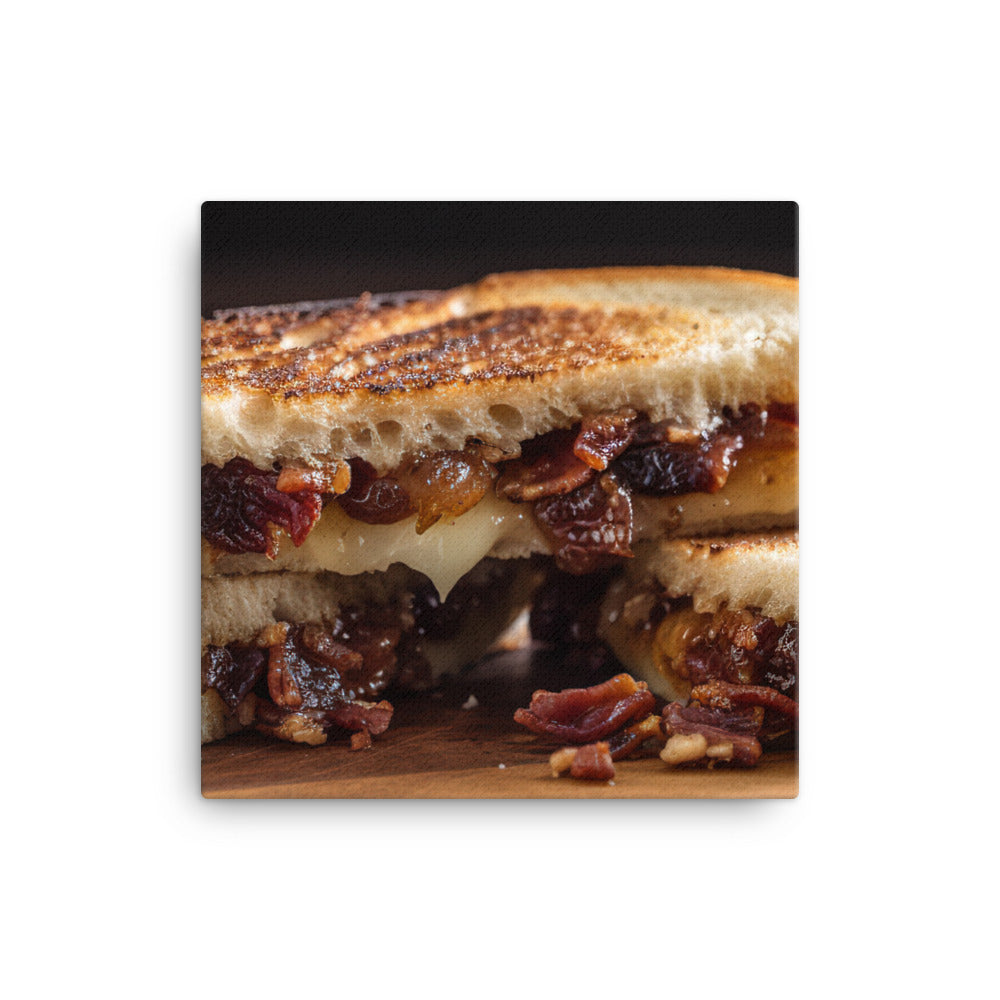 Grilled Brie Sandwich canvas - Posterfy.AI