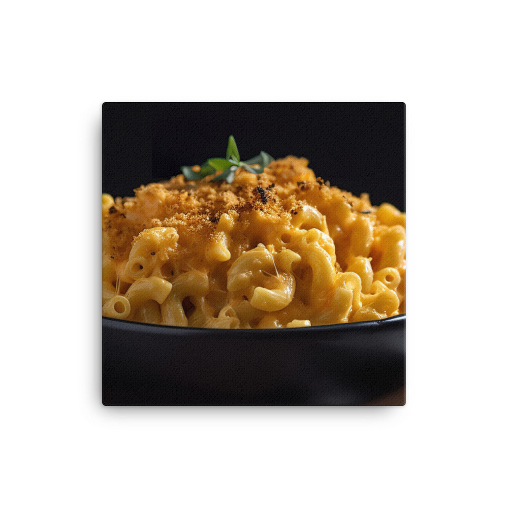 Cheddar Mac and Cheese canvas - Posterfy.AI