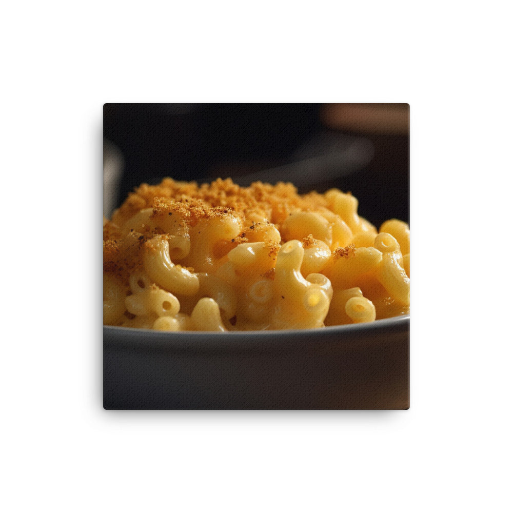 Cheddar Mac and Cheese canvas - Posterfy.AI