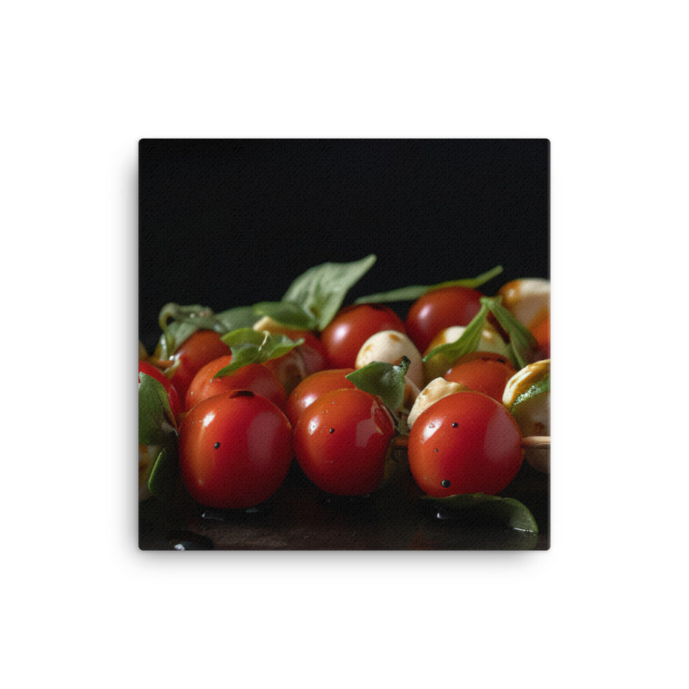 Caprese Skewers canvas - Posterfy.AI