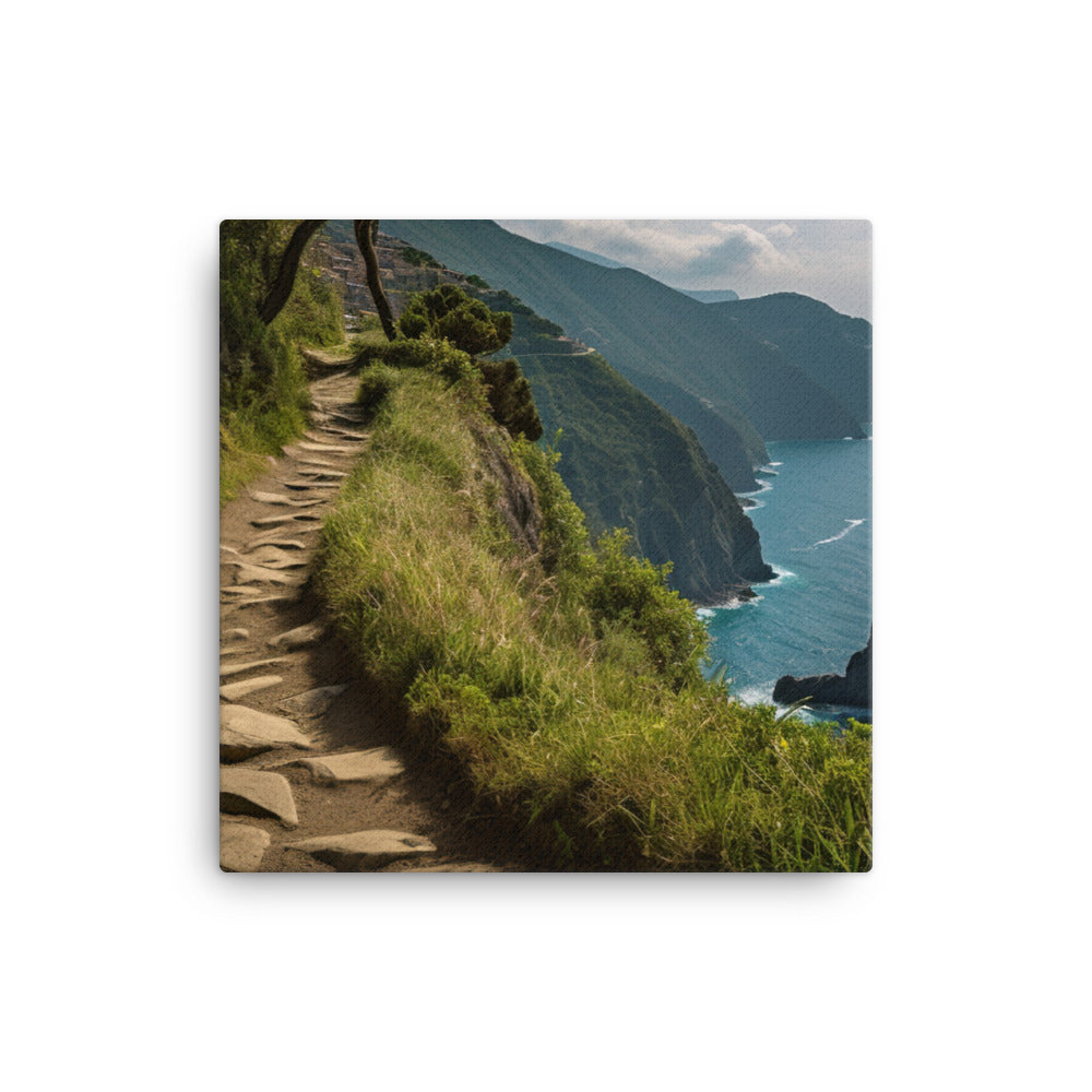 Trails of the Cinque Terre canvas - Posterfy.AI