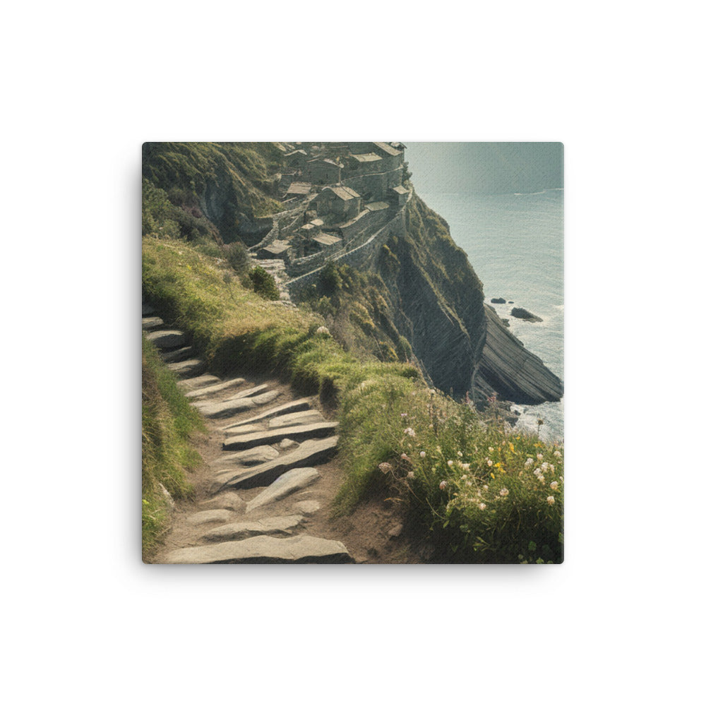 Trails of the Cinque Terre canvas - Posterfy.AI