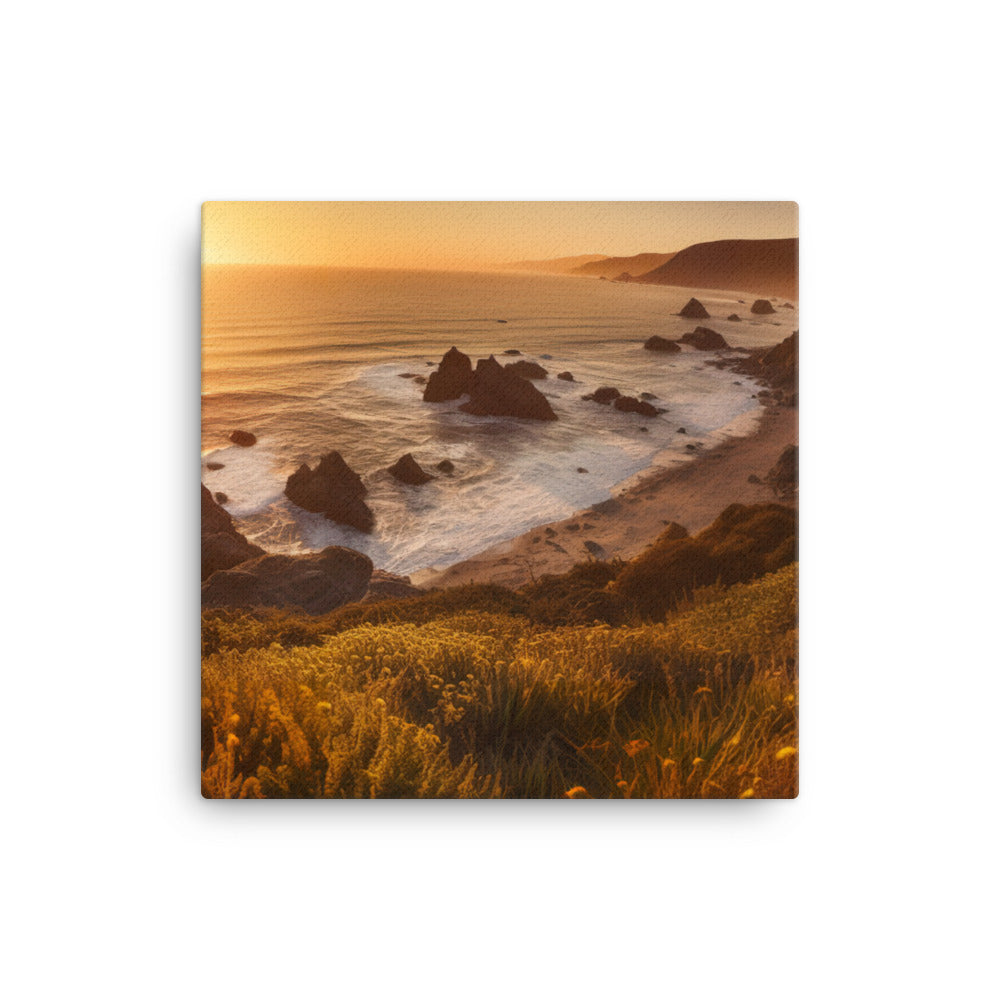 Warmth and Glow of Big Sur canvas - Posterfy.AI