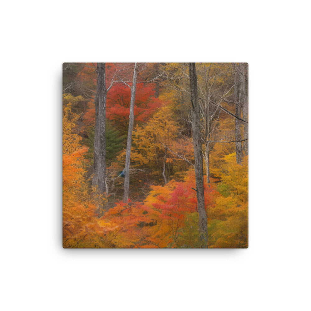 Vibrant Colors of the Great Smoky Mountains canvas - Posterfy.AI