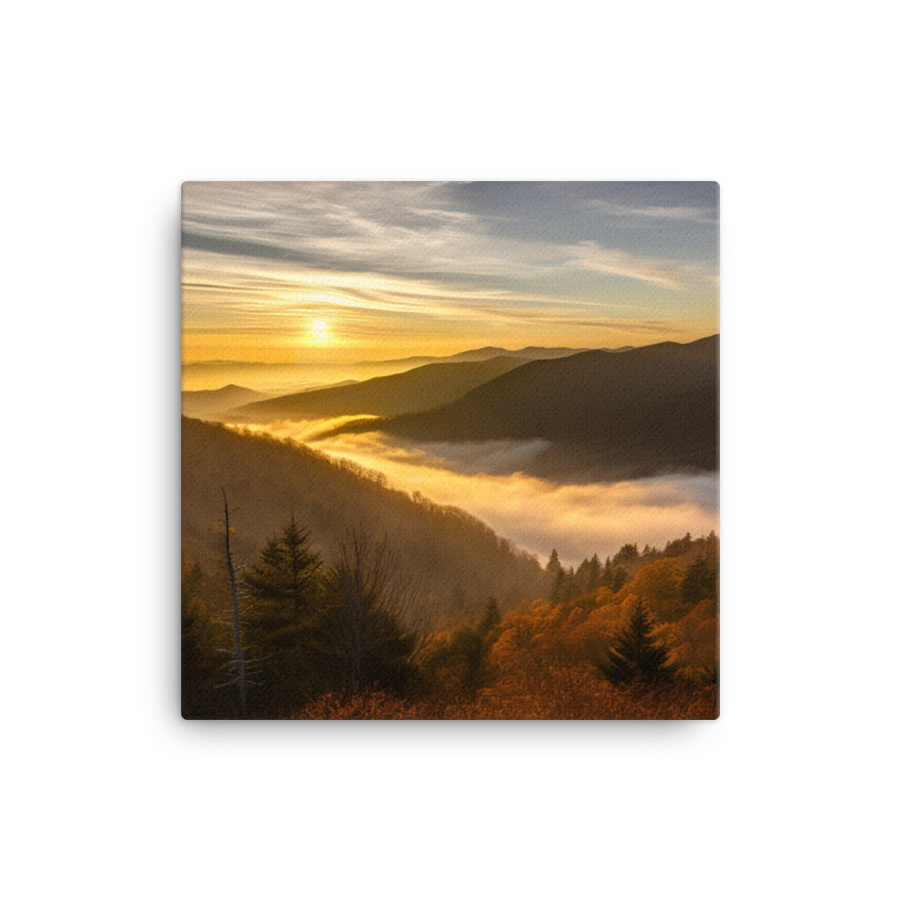 Great Smoky Mountains canvas - Posterfy.AI