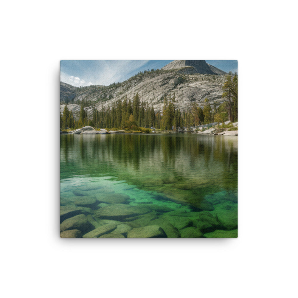 Yosemites Pristine Alpine Lakes canvas - Posterfy.AI