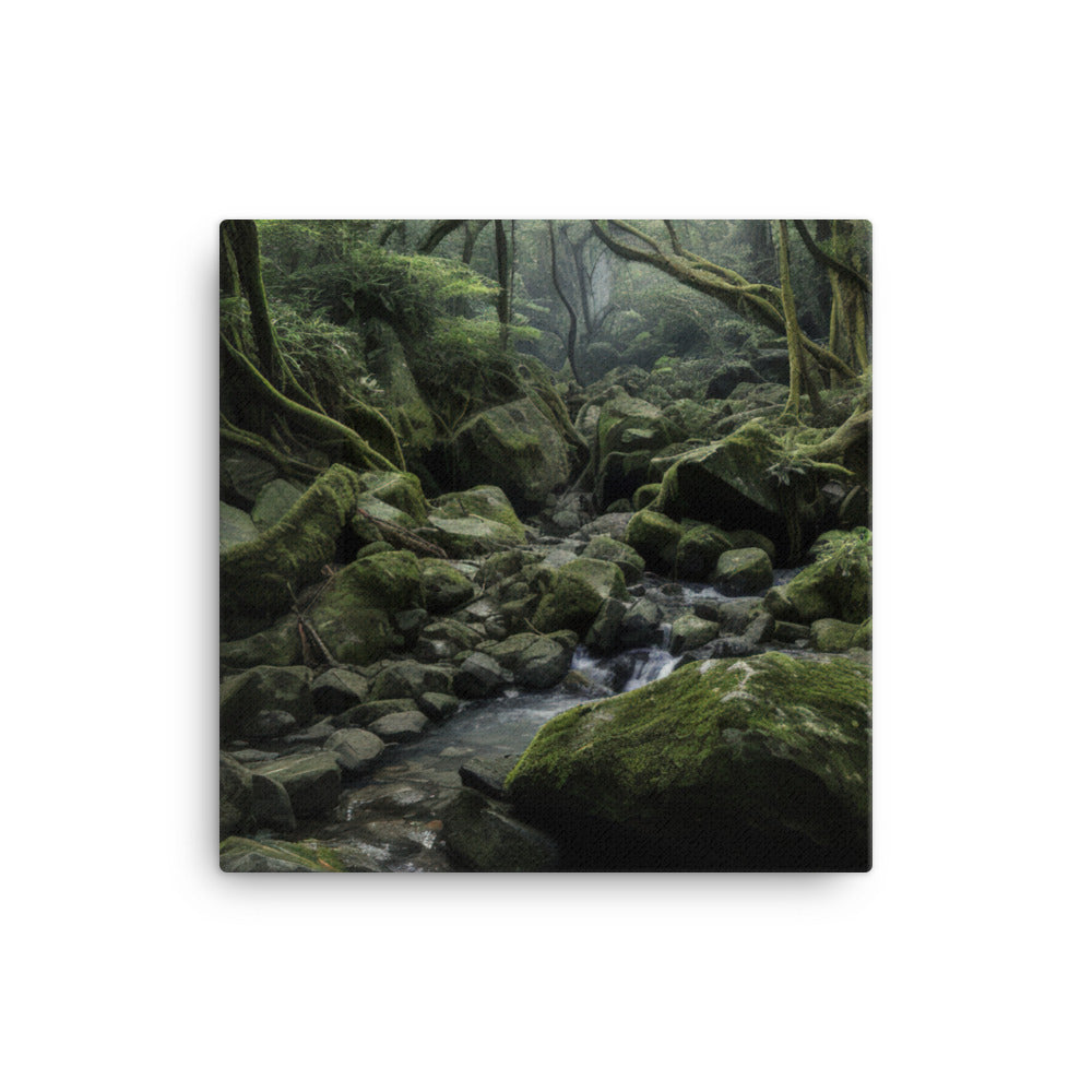 Into the Heart of Yakushima canvas - Posterfy.AI