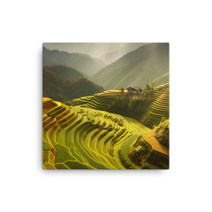 Beauty of Guilin Rice Terraces canvas - Posterfy.AI