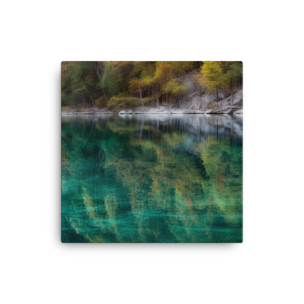 Jiuzhaigou Valleys Scenic Splendor canvas - Posterfy.AI