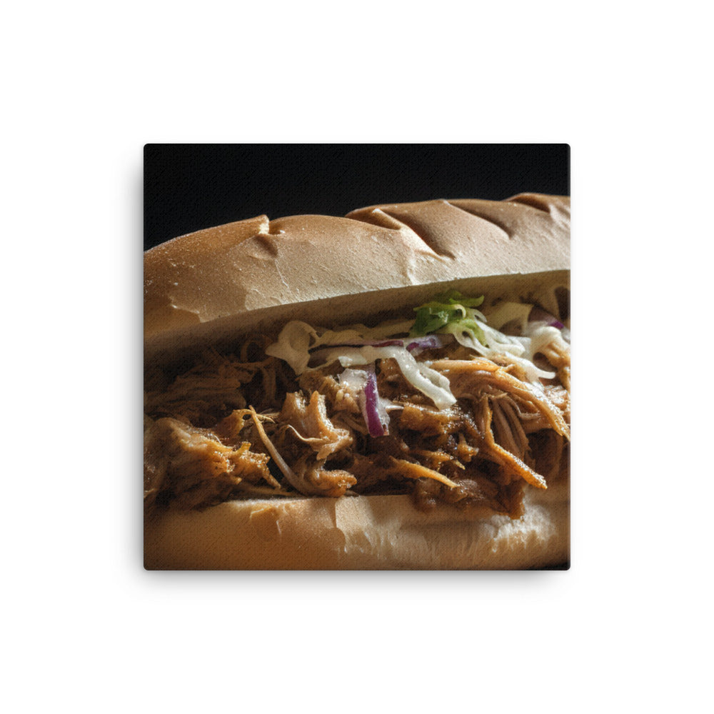 Pulled Pork Perfection canvas - Posterfy.AI