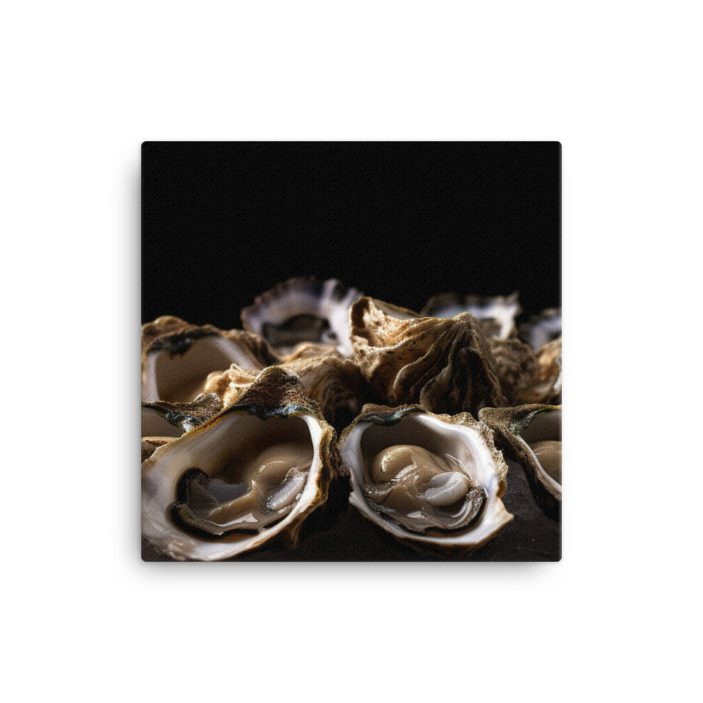 Sydney Rock Oysters on the Half Shell canvas - Posterfy.AI