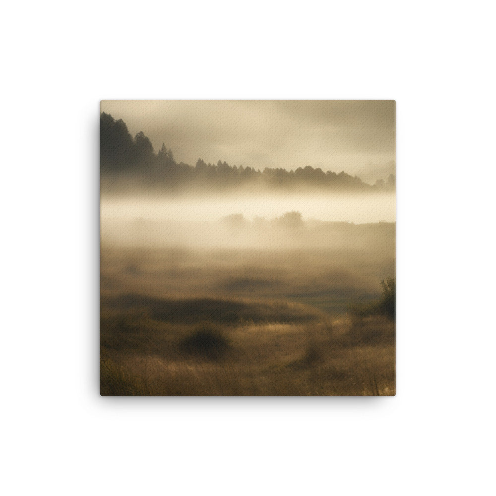 Misty Morning canvas - Posterfy.AI