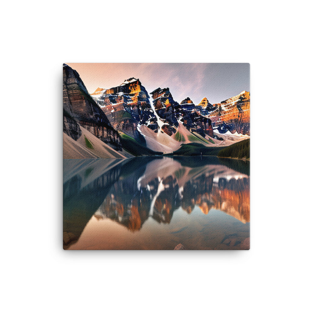 Majestic Beauty of Moraine Lake canvas - Posterfy.AI