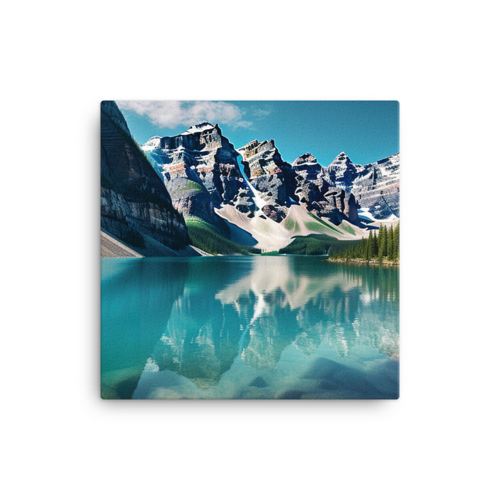 Beauty of Moraine Lake canvas - Posterfy.AI