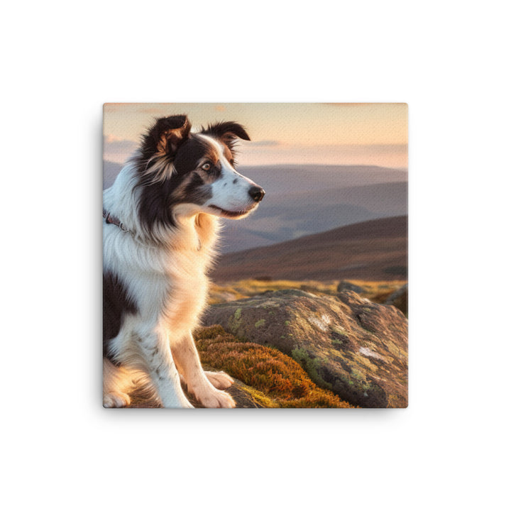 Majestic Border Collie canvas - Posterfy.AI