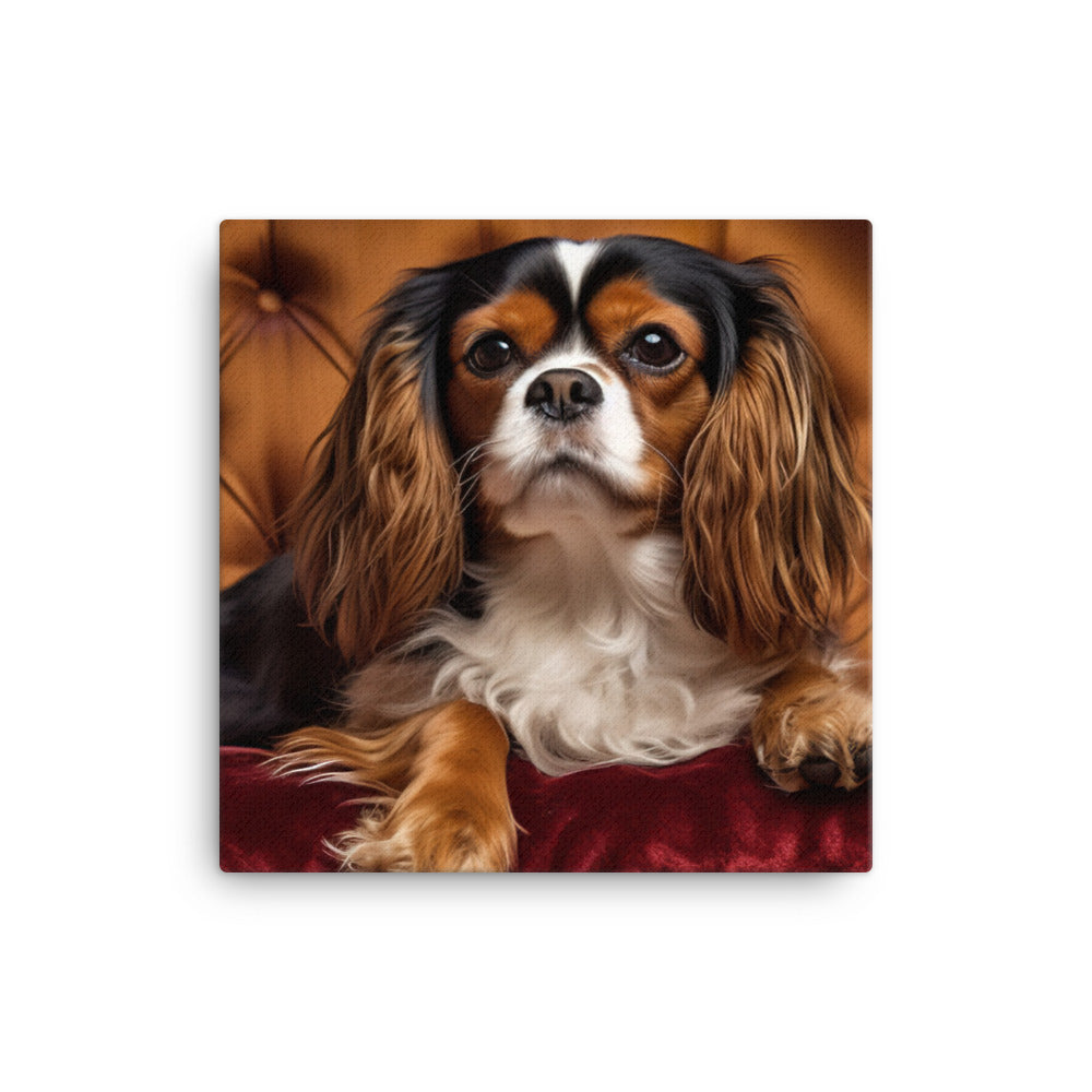 Cavalier King Charles Spaniel canvas - Posterfy.AI