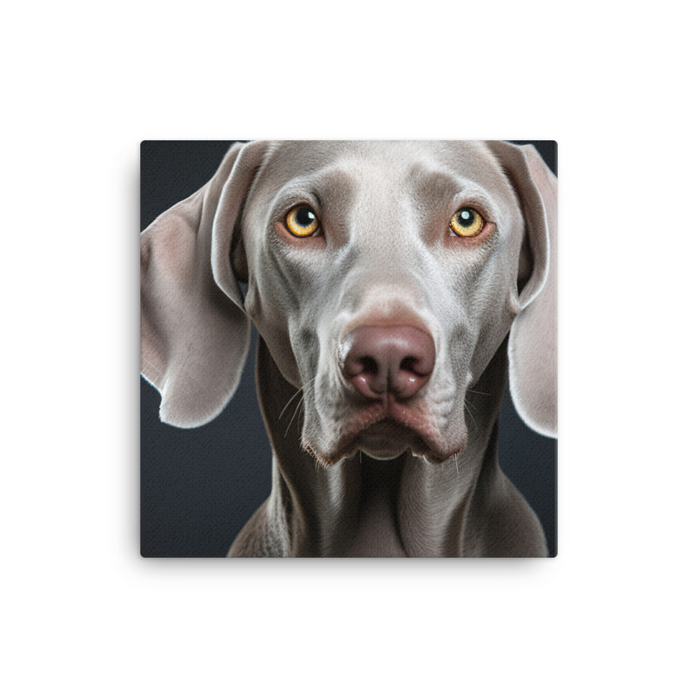 Majestic Weimaraner canvas - Posterfy.AI