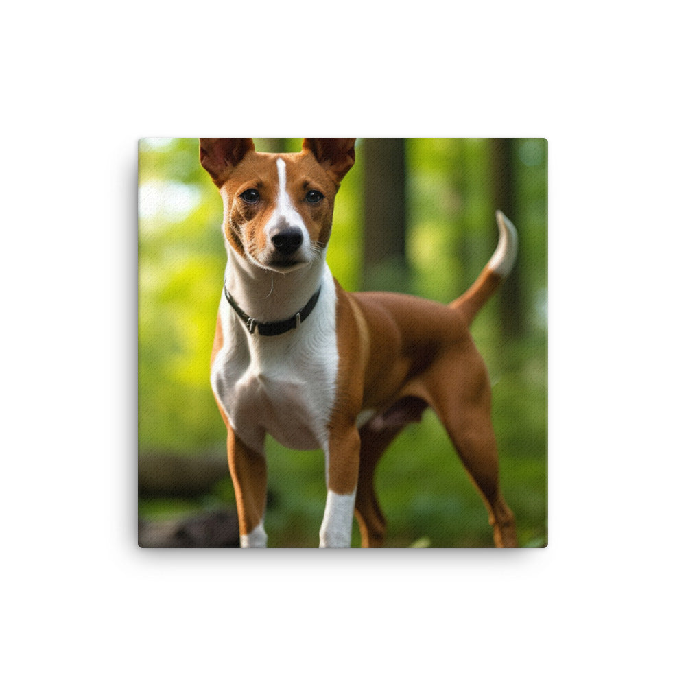 Basenji in Nature canvas - Posterfy.AI
