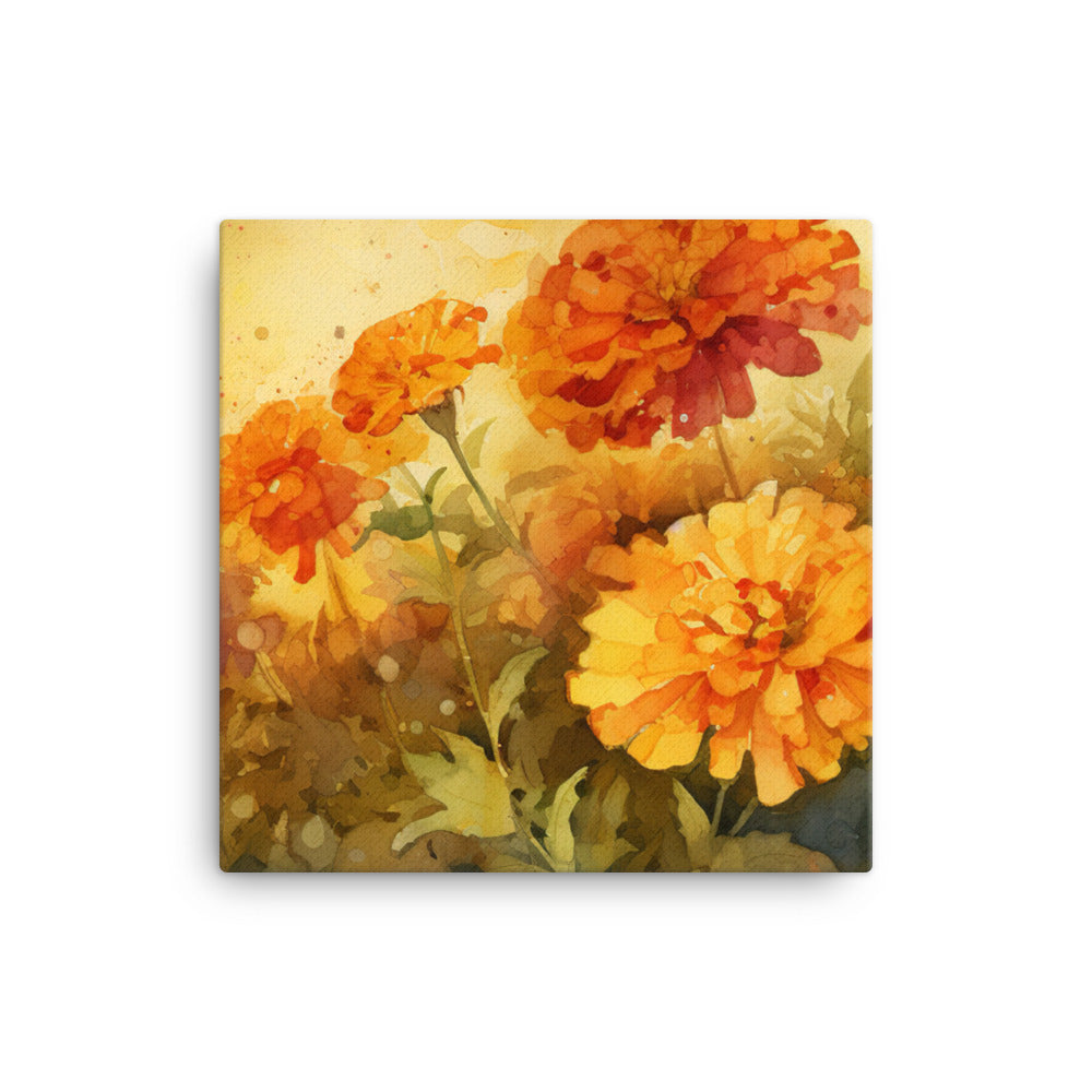 Majestic Marigolds canvas - Posterfy.AI