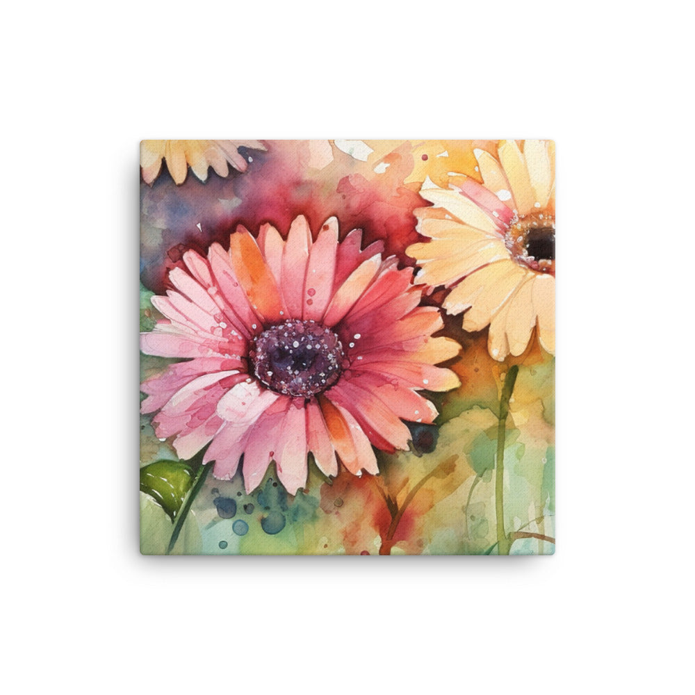 Dreams with Gerbera Daisies canvas - Posterfy.AI