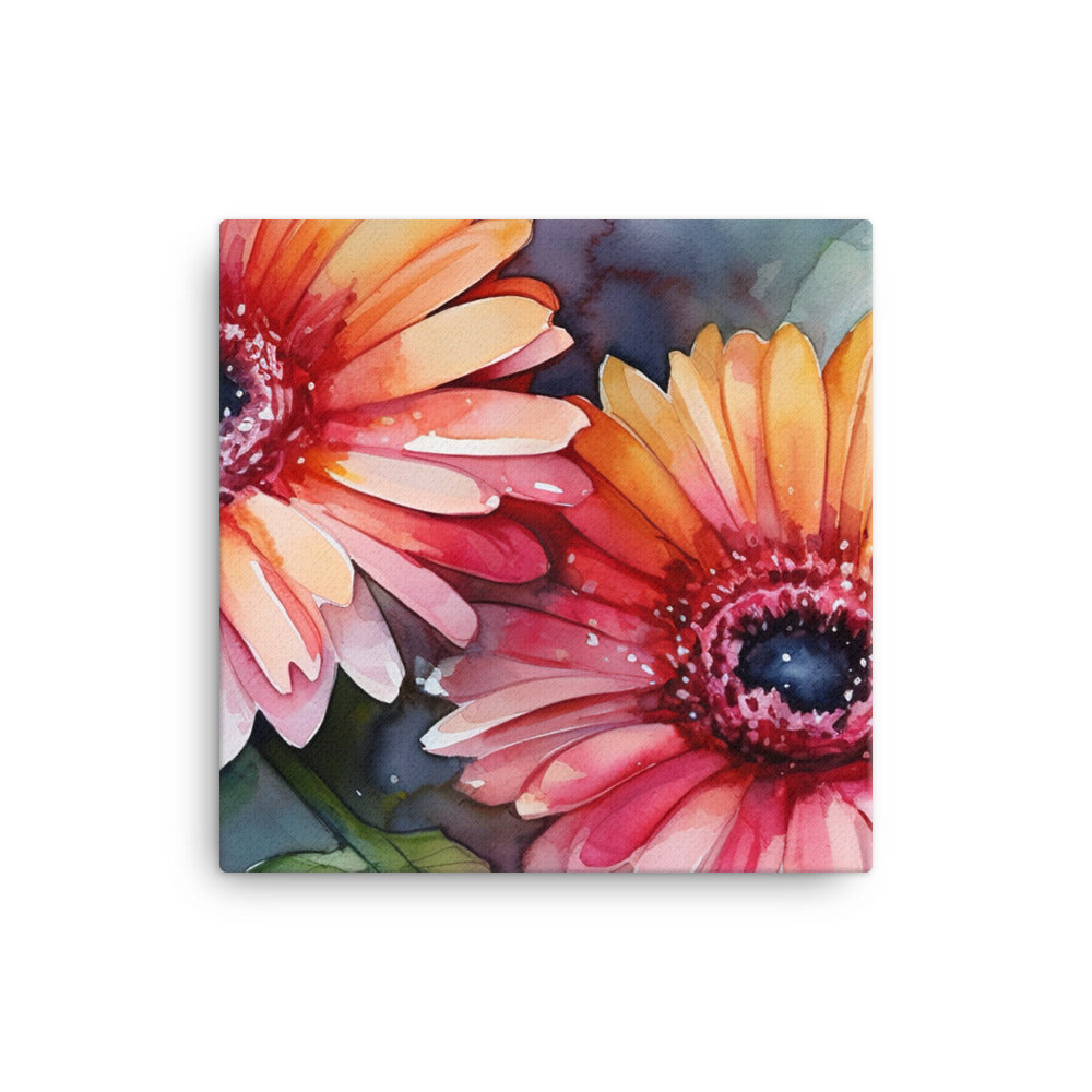 Delight with Gerbera Daisies canvas - Posterfy.AI