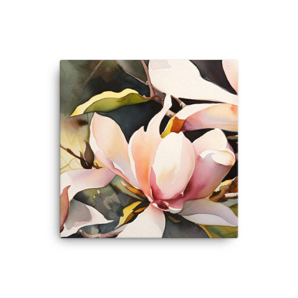 Enchanting Magnolias canvas - Posterfy.AI