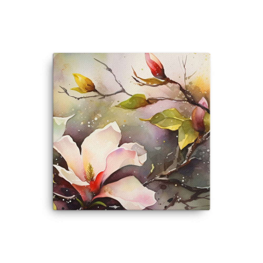 Enchanting Magnolias canvas - Posterfy.AI