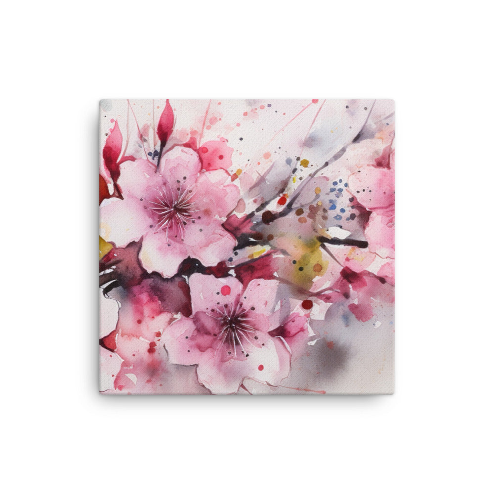 Cherry Blossoms Awaken canvas - Posterfy.AI