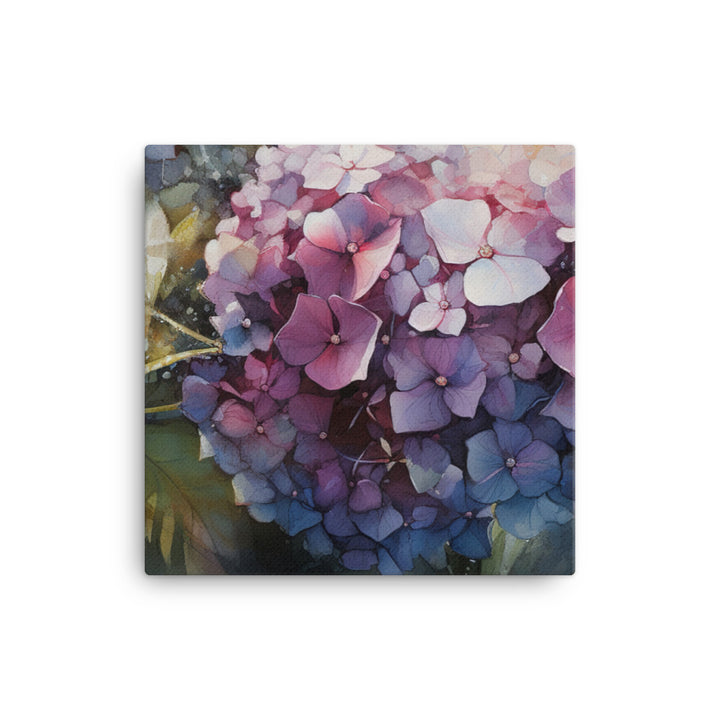 Majestic Hydrangeas canvas - Posterfy.AI